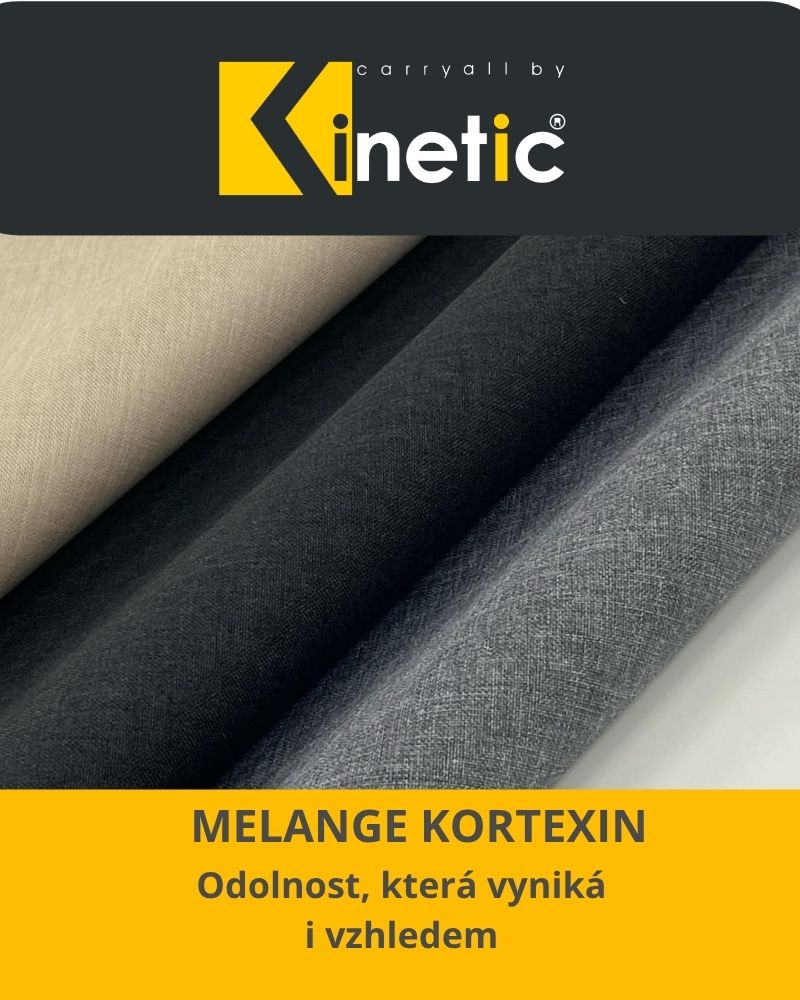 Kortexin MELANGE – odolná polyesterová tkanina na batohy, tašky a potahy